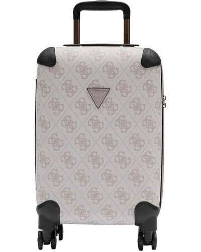 Guess Elegante reisetasche mit 360 rädern - Grau