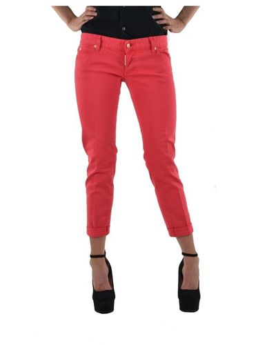 DSquared² Slim-Fit Jeans - Red