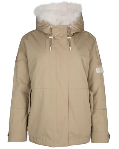 Yves Salomon Elegante abrigo cappotto - Neutro