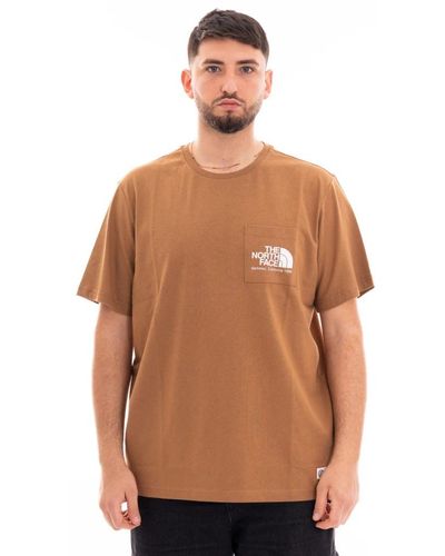 The North Face California tasche kurzarm t-shirt - Braun
