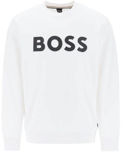 BOSS Sweatshirts - White