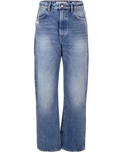 ICON DENIM Blaue high waist regular fit jeans