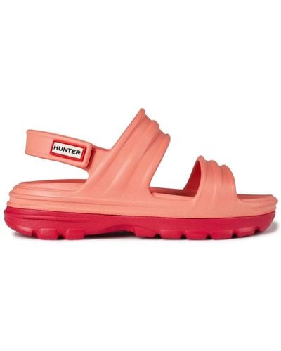 HUNTER Flat Sandals - Pink