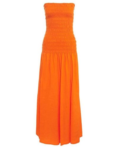 Silvian Heach Midi Dresses - Orange
