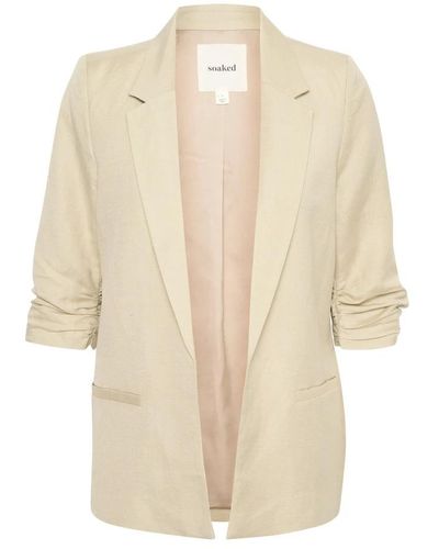 Soaked In Luxury Blazers - Natural