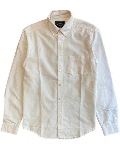 Portuguese Flannel Casual Shirts - White