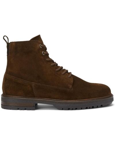 Marc O' Polo Lace-Up Boots - Brown