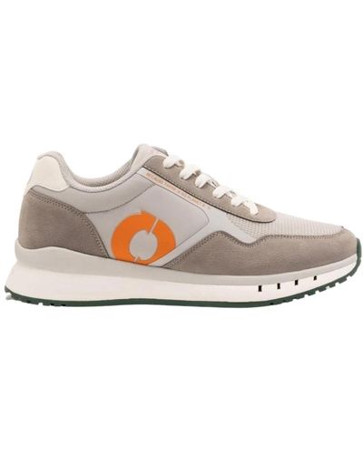 Ecoalf Sneakers casual grigi in tessuto con suola in gomma - Grigio