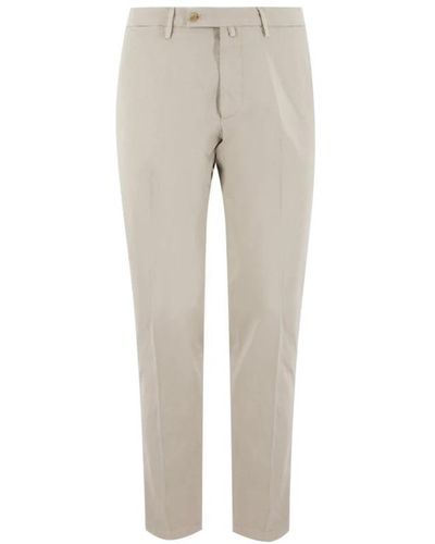 Luigi Borrelli Napoli Slim-Fit Trousers - Grey