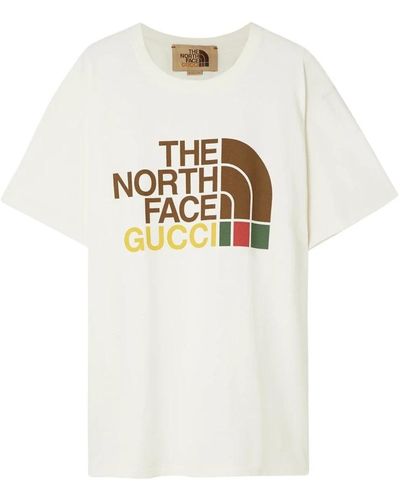 Gucci X theorth face t-shirt - Weiß