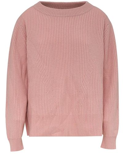 Malo Round-Neck Knitwear - Pink
