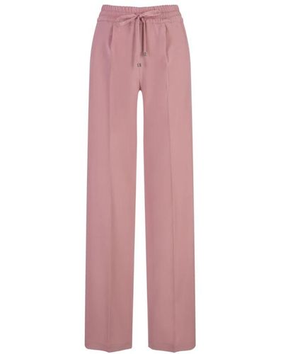 Kiton Wide Trousers - Pink
