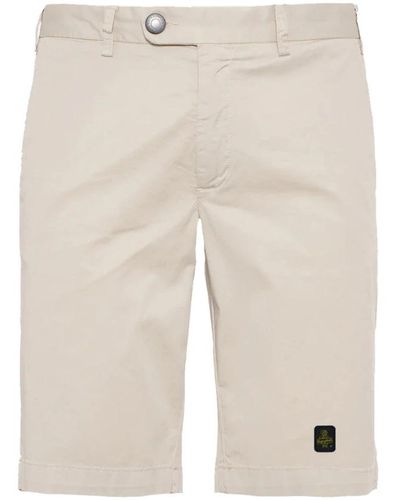 Refrigiwear Bermuda shorts aus baumwollmischung - Natur