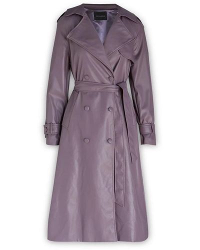 ACTUALEE Coats > belted coats - Violet