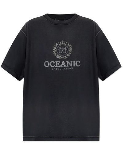 Holzweiler 'affection oceanic' t-shirt - Negro