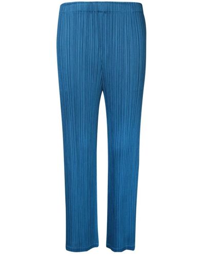 Issey Miyake Slim-Fit Pants - Blue