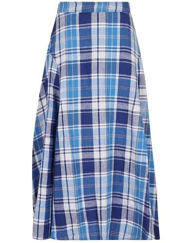 Ralph Lauren Midi Skirts - Blue