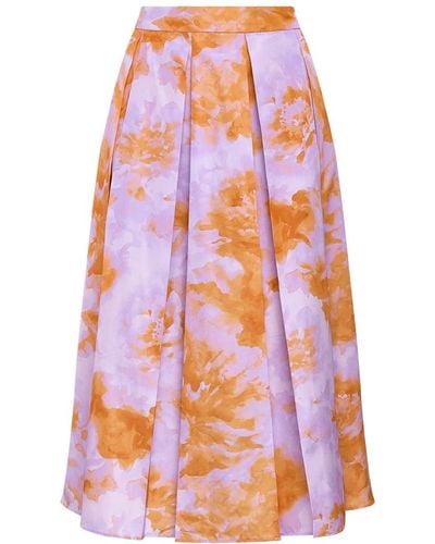 Maliparmi Midi skirts - Naranja