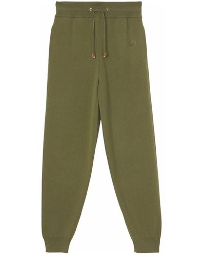 Burberry Cashmere blend joggers sweatpants - Grün