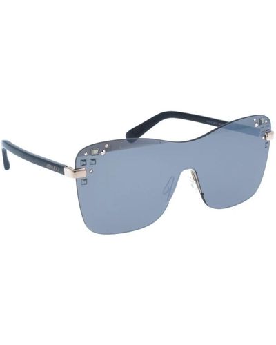 Jimmy Choo Sonnenbrille mit spiegelgläsern - Blau