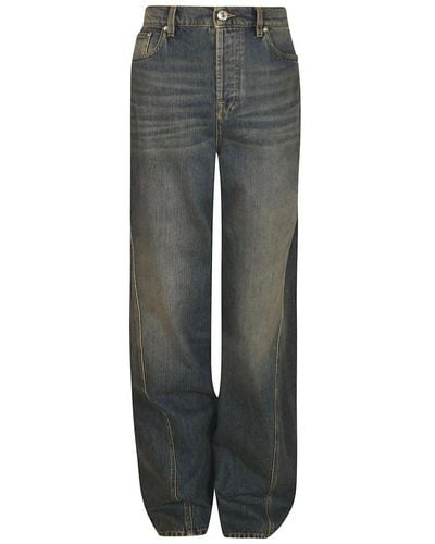 Lanvin Straight Jeans - Gray