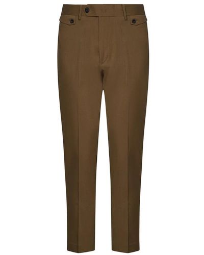 Low Brand Slim-Fit Trousers - Brown