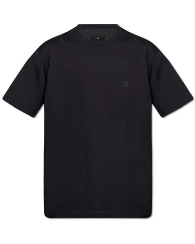 Y-3 T-shirt mit logo - Schwarz