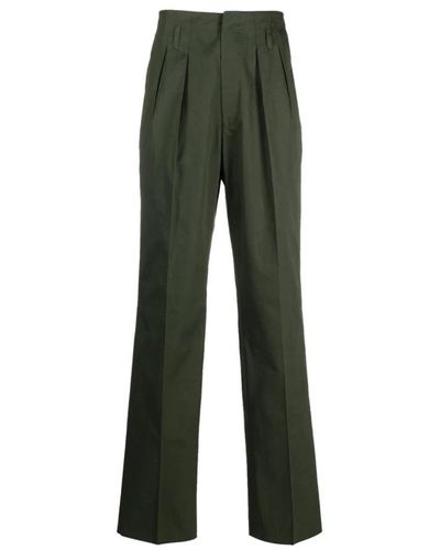 Giuliva Heritage Straight Trousers - Green