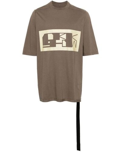 Rick Owens T-Shirts - Natural