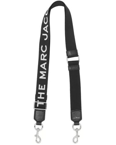Marc Jacobs The Logo Webbing Strap - Black