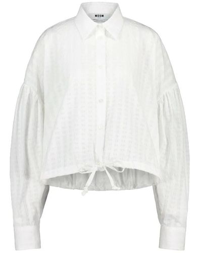 MSGM Shirts - White