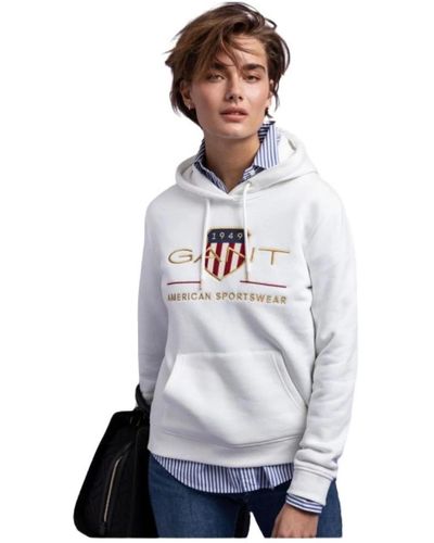 GANT Sweatshirts & hoodies > hoodies - Blanc