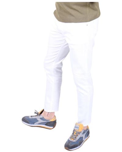 Don The Fuller Slim-Fit Trousers - White