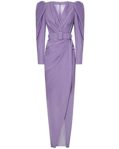 Rhea Costa Maxi Dresses - Purple