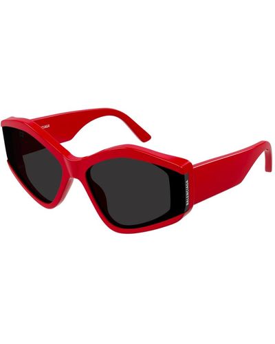 Balenciaga Rot/graue sonnenbrille bb0302s,stylische sonnenbrille bb0302s