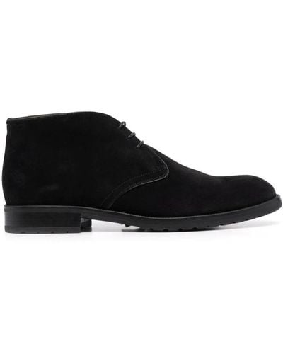 Bally Lace-Up Boots - Black