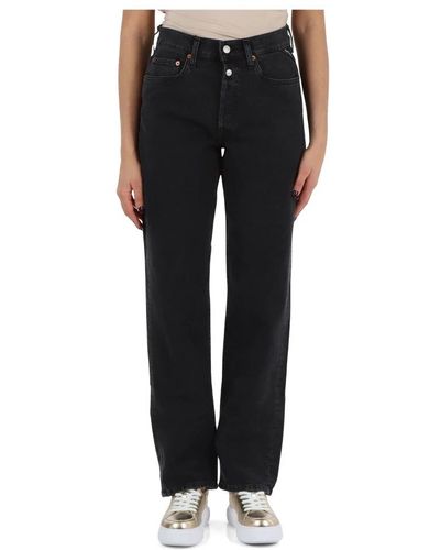 Replay Straight Jeans - Black