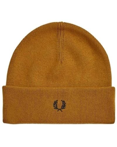 Fred Perry Beanies - Brown
