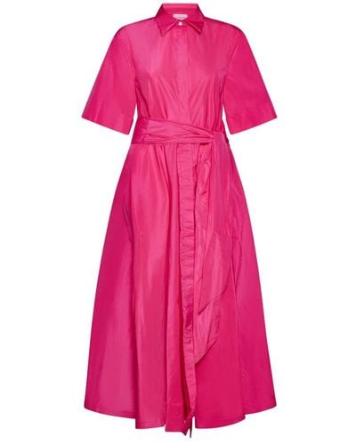 Sara Roka Shirt Dresses - Pink