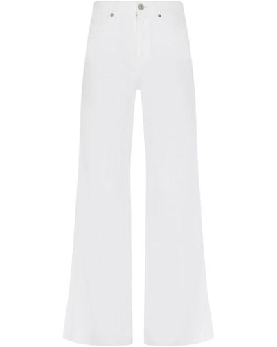 7 For All Mankind Wide Pants - White