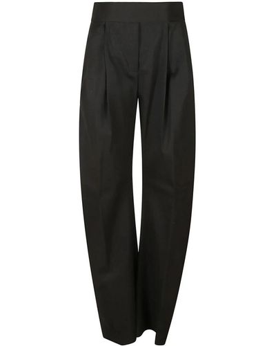 The Attico Pantalones anchos de lujo - Negro
