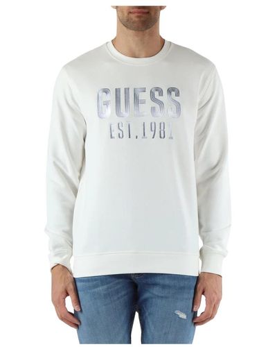 Guess Sweatshirts & hoodies > sweatshirts - Blanc