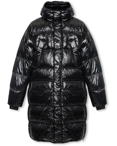 adidas Originals Daunenjacke mit kapuze - Schwarz