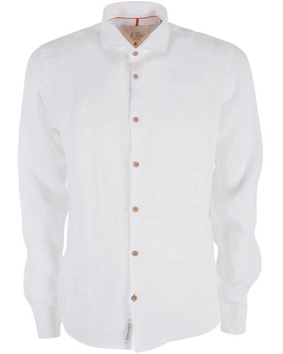Yes-Zee Casual Shirts - Weiß
