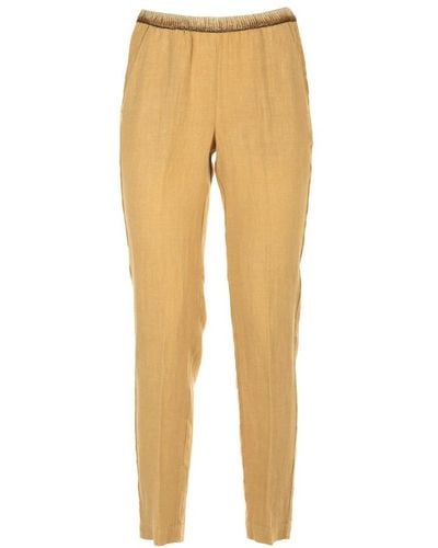 Hartford Cropped Trousers - Natural