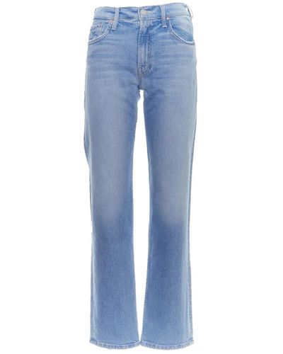 Mother Boot-Cut Jeans - Blue