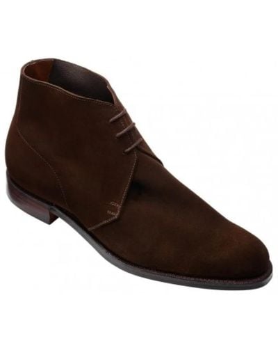 Crockett & Jones E Wildleder Chukka Stiefel - Braun