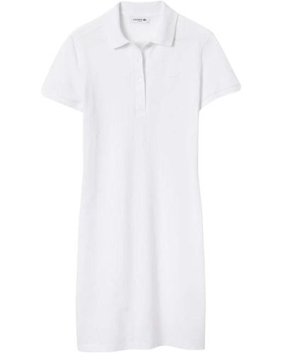 Lacoste Short Dresses - White