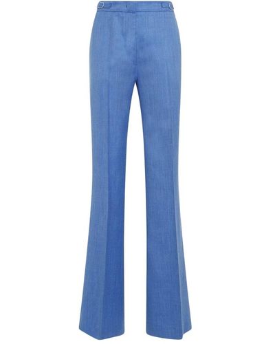 Gabriela Hearst Trousers > wide trousers - Bleu