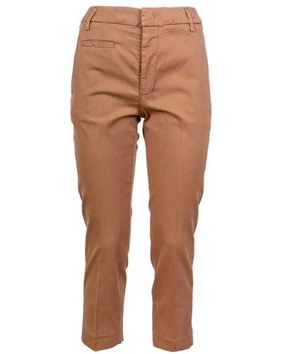 Dondup Tapered Trousers - Braun